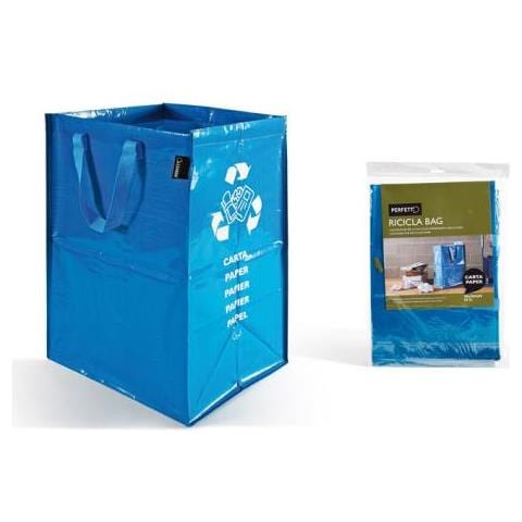 12853 cestino per rifiuti Rettangolare Carta Blu - Foto 1