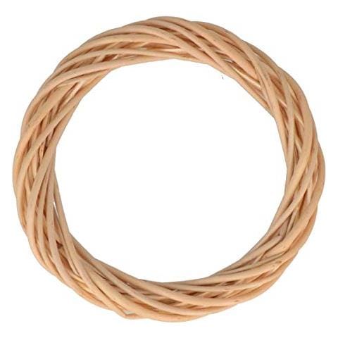 Corona Decorativa In Vimini 15 Cm - Foto 1