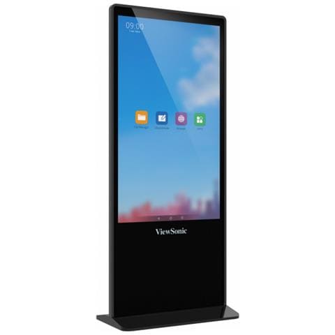 EP5542T visualizzatore di messaggi Design totem 139,7 cm (55") LED 450 cd /m² 4K Ultra HD Nero Touch screen Android 8.0 - Foto 2