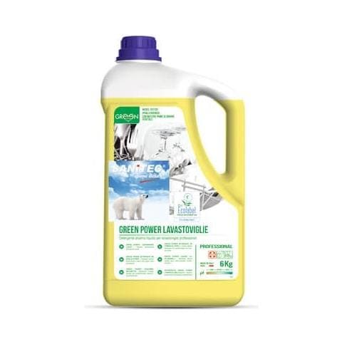 Detergente Alcalino Concentrato Per Lavastoviglie Green Power 6 Kg 4017 - Foto 1