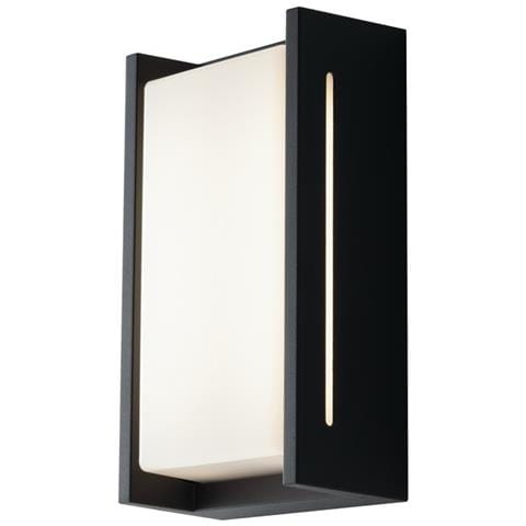 Applique Flush Led Da Esterno In Alluminio, Antracite, Ip54, 4000k - Foto 1