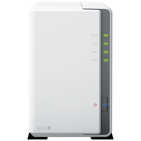NAS DiskStation DS223J 2 Slot 3.5"/2.5" Interfacce 1x Gigabit Ethernet / 2x USB 3.2 Ram 1 GB - Foto 2