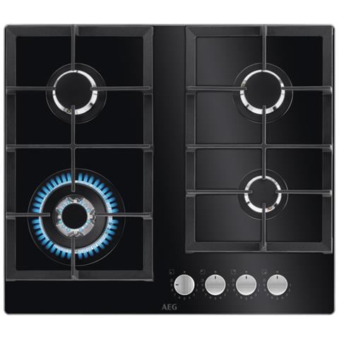 Piano Cottura HKB64420NB a Gas 4 Fuochi Gas Colore Nero - Foto 1