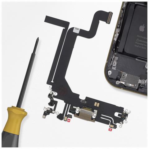 Connettore Ricarica Per Iphone 14 Pro Max, Porta Lightning + Microfono - Foto 2