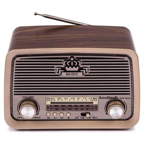 CPR INDIE radio Portatile Legno - Foto 1