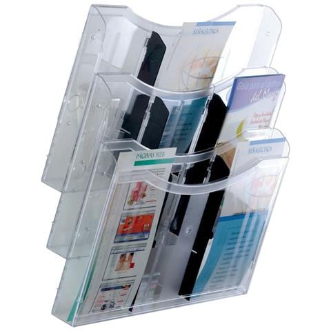 Espositore Da Bancone Archivo 2000 Archiplay Da Muro Din A4 Trasparente - Foto 1