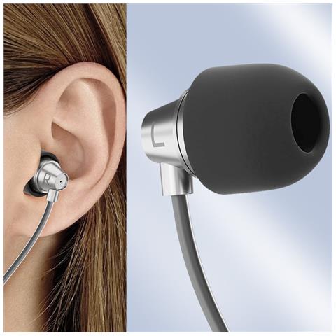Auricolari Cablati Jack 3,5 Mm In-ear Kit Mani Libere Con Microfono, Nero - Foto 2
