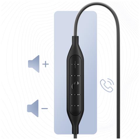 Auricolari Cablati Jack 3,5 Mm In-ear Kit Mani Libere Con Microfono, Nero - Foto 5