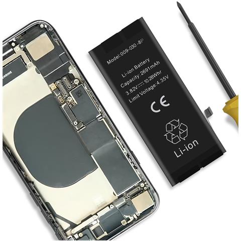 Batteria Interna Per Iphone 8 Plus 2691mah Chip Ti Integrato - Foto 2