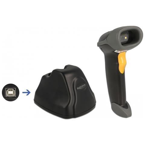 Scanner di codici a barre da 2,4 GHz 1D e 2D con base di ricarica - Multilingue - Foto 2