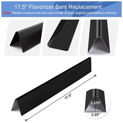 Piastre Riscaldanti Per Weber Genesis 300 Series (2011-2016) - Confezione Da 5 - Foto 5