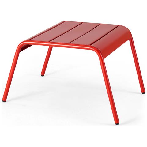 Appoggia Piedi In Metallo Rosso - Palavas - Foto 1