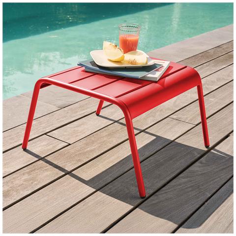 Appoggia Piedi In Metallo Rosso - Palavas - Foto 5