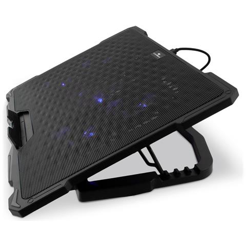 COO-NCP17-V5 base di raffreddamento per laptop 43,9 cm (17.3") 1500 Giri /min Nero - Foto 1