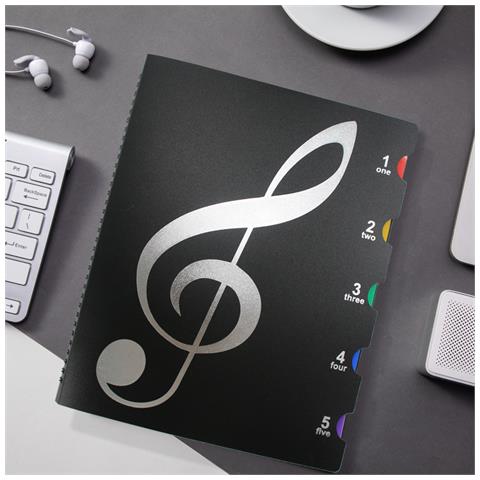 Cartella Portamusica - Nera (edizione Arcobaleno) S - Foto 1