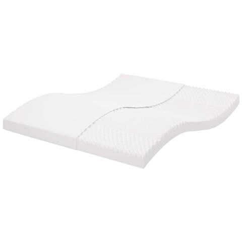 Materasso In Schiuma Bianco 200x210 Cm 7 Zone Durezza 20 Ild - Foto 1