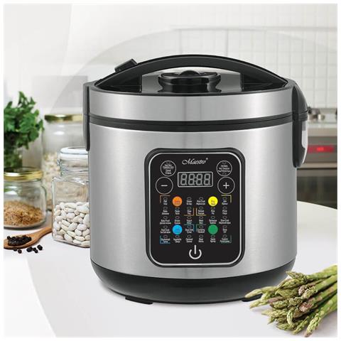 Mr-794 Apparecchio Multi-cottura 5 L 900 W Nero, Acciaio Satinato - Foto 2