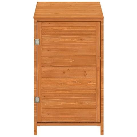 Capanno Da Giardino Marrone 55x52x112cm Legno Massello Di Abete - Foto 2