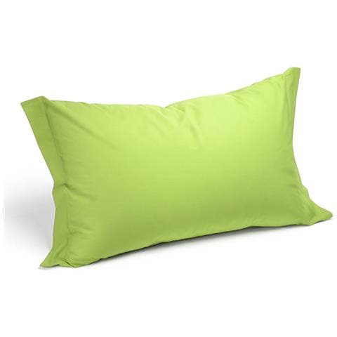 Coppia Federe In Cotone Colore Verde Misura Standard - Foto 1