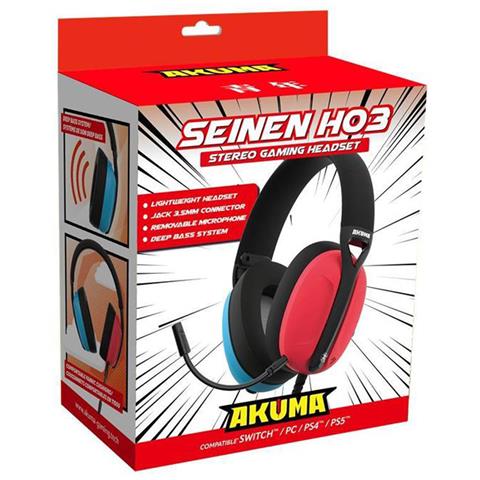 Cuffie da Gioco Seinen H03 Rosso e Blu - Foto 2