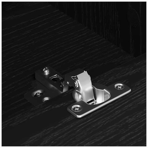 Mobile TV Rovere Nero 150x30x44.5 cm Legno Ingegnerizzato - Foto 9