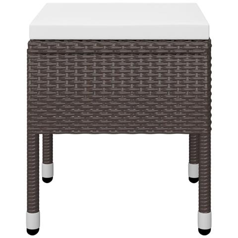 Set Mobili da Pranzo per Giardino 5 pz Marrone - Foto 9