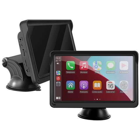 Schermo 7"" Carplay Bluetooth Parabrezza Con Retrocamera - Foto 2