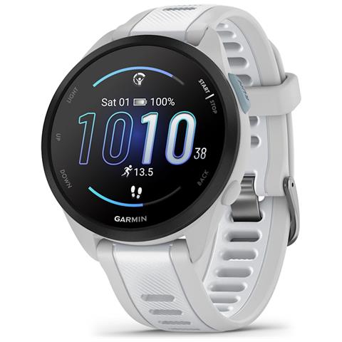 Forerunner 165 Music 3,05 cm (1.2") AMOLED 43 mm Digitale 390 x 390 Pixel Touch screen Grigio GPS (satellitare) - Foto 1