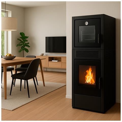 Stufa A Pellet Con Forno Sannover Ardoria 13 Kw - Foto 2