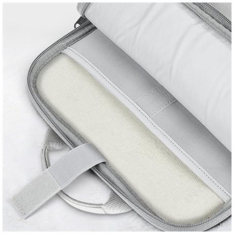 Borsa Per Laptop Da Lavoro Con Maniglia - Custodia Impermeabile E Antiurto Per Tablet Grey 11 Pollici - Foto 5