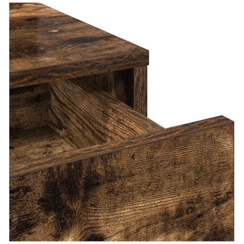 Toeletta con cassetti in rovere affumicato 79x41x140 cm - Foto 9