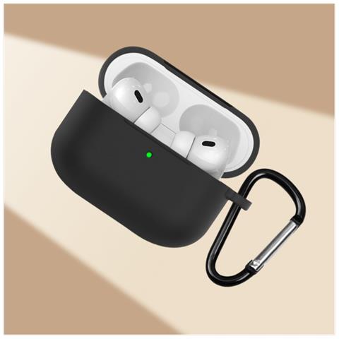 Custodia Protettiva In Silicone Per Airpods Pro 3 Black - Foto 2