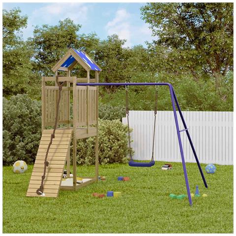 Set da Gioco da Esterno in Legno di Pino Impregnato - Foto 2