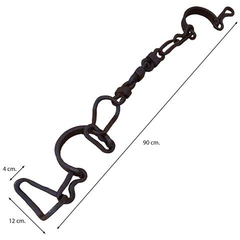 Catena In Ferro Artigianale 12x04x90 - Foto 2