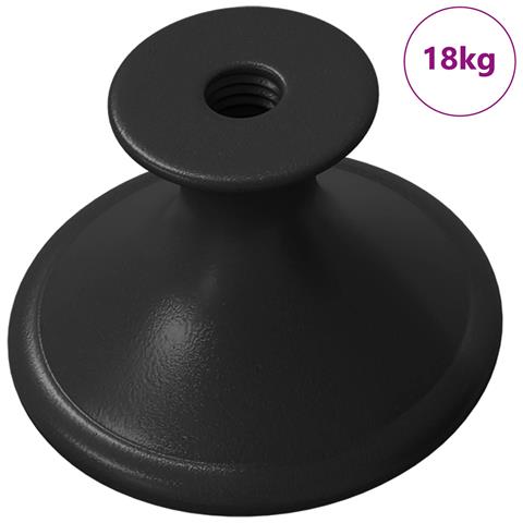 Manico 1461 pcs Nero Ø30 mm Alluminio - Foto 1