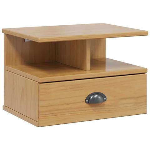 Armadio da Notte con cassetto Marrone miele 40 x 31 x 27 cm - Foto 1