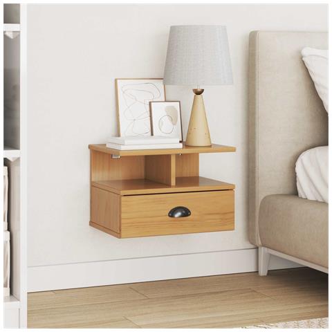 Armadio da Notte con cassetto Marrone miele 40 x 31 x 27 cm - Foto 2