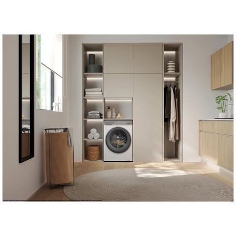 X Series 7, Lavatrice Carica Frontale 9 KG, 35% più efficente della classe A, 1400 giri, Bianco, Direct Motion, Vapore, Wi-Fi, Smart AI, Scruscotto Anti-impronta, 360° ABT, HW90-B14367U1-IT - Foto 16