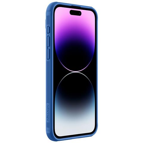 Cover per iPhone 15 Pro - TPU+PC, Blu - Foto 2