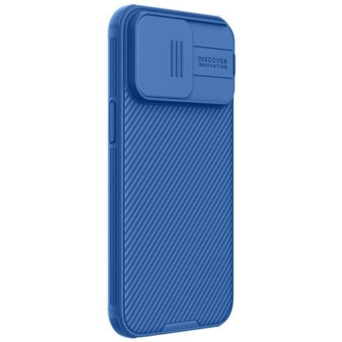 Cover per iPhone 15 Pro - TPU+PC, Blu - Foto 4