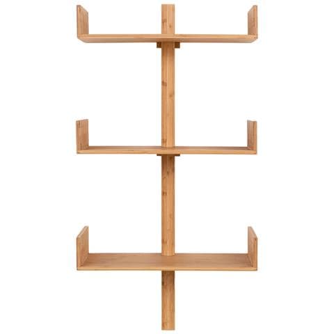 Mensola Villa-marrone-bamboo-25x50x102 Cm - Foto 1