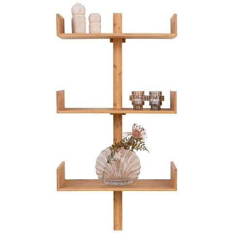 Mensola Villa-marrone-bamboo-25x50x102 Cm - Foto 2