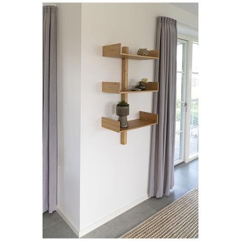 Mensola Villa-marrone-bamboo-25x50x102 Cm - Foto 6
