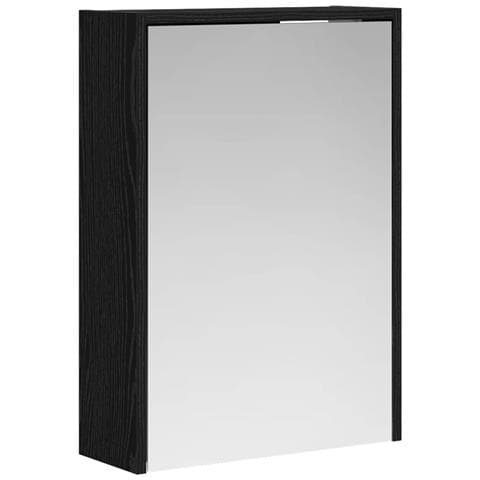 Mobiletto per specchio da bagno Rovere Nero 43 x 16 x 62.5 cm - Foto 1