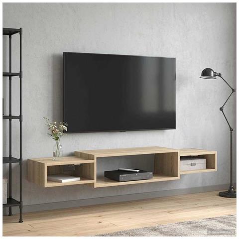 Mobile TV da Parete A parete Rovere Sonoma 140 x 28 x 21 cm - Foto 2