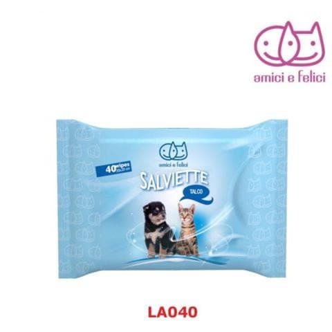 Salviette al Talco amici e felici per Cani e Gatti - Foto 1