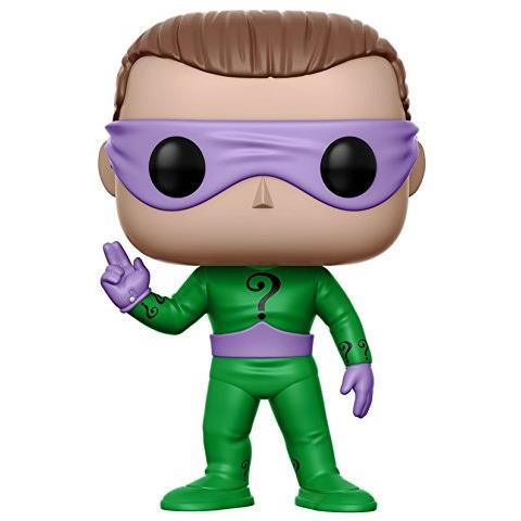 Batman Serie Tv Pop Heroes Vinile Figura L Enigmista 9 Cm - Foto 2