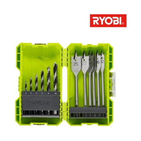 Armadio Antiurto Impilabile Ryobi 12 Accessori Per Trapano In Legno Rak12swd - Foto 2