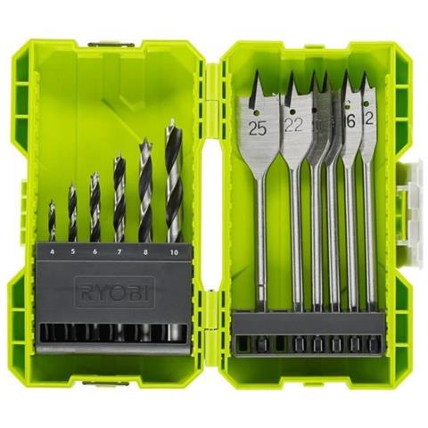 Armadio Antiurto Impilabile Ryobi 12 Accessori Per Trapano In Legno Rak12swd - Foto 4