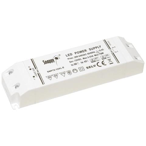 Trasformatore Per Led Tensione Costante 75 W 0 - 5.83 A 12 V / dc Non Dimmerabile, - Foto 1